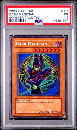 PSA 1 BPT-007 Dark Magician Secret Rare 2003 Booster Tin Original - Image 1