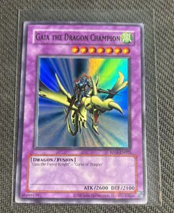 Yu-Gi-Oh! Gaia the Dragon Champion RP01-EN022 Super 2024 Retro Pack NEAR MINT! - Image 1