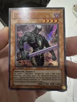 Yugioh Dark Grepher Ptdn-en000 Secret Rare Misprint German Hot - Image 1