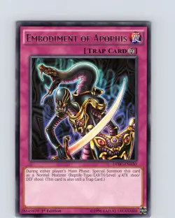 Yu-Gi-Oh TCG Embodiment Of Apophis DPBC-EN030 1st Edition Regular Rare Card NM - Image 1