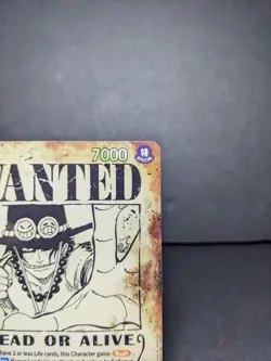 Portgas D Ace Wanted Poster OP13-119 Carrying On His Will Foil - Image 3