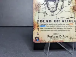 Portgas D Ace Wanted Poster OP13-119 Carrying On His Will Foil - Image 4