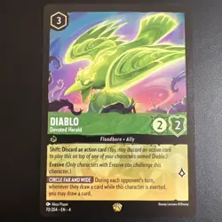 Diablo 70/204 Disney Lorcana Ursula's Return Regular Legendary Card NM - Image 1