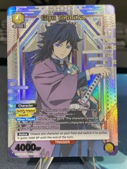 Union Arena Giyu Tomioka 1 Star Alt Art (SR) Demon Slayer English - Image 1