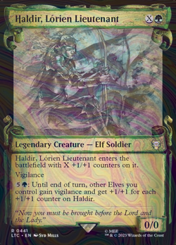Foil Haldir, Lorien Lieutenant - LTC - 441 | MTG Card - Image 1