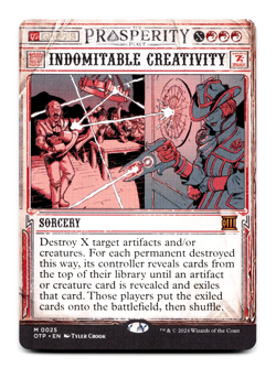 Indomitable Creativity (Showcase) - [Outlaws of Thunder Junction] MTG OTP 🔥 - Image 1