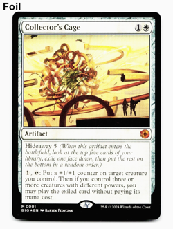 Collector's Cage - FOIL - [Outlaws of Thunder Junction: The Big Score] MTG ⚪ - Image 1