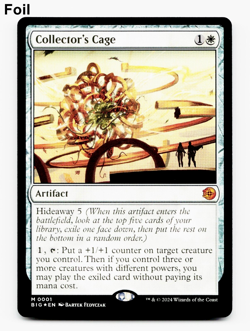 Collector's Cage - FOIL - [Outlaws of Thunder Junction: The Big Score] MTG ⚪ - Image 3