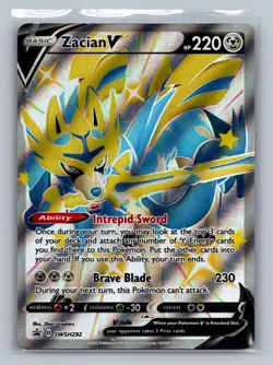 Zacian V (Shiny) Promo SWSH: Sword & Shield Promo Cards SWSH292 NM - Image 1