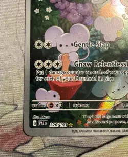 Pokemon TCG Maushold Holo Illustration Rare Card 226/193 Paldea Evolved - Image 3