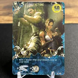 Resident Evil Deck Building Game Reload AC-005 Action Replacement Card - Image 1