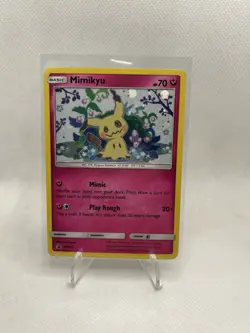 ✨Pokemon TCG Mimikyu SM Black Star Promo SM163 Team Up Card LP-NM Condition ✨ - Image 1
