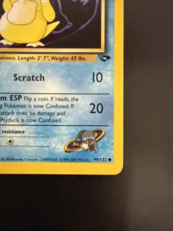 Pokemon Sabrina's Psyduck 1st Edition Gym Challenge #99/132 Regular Card - Image 3