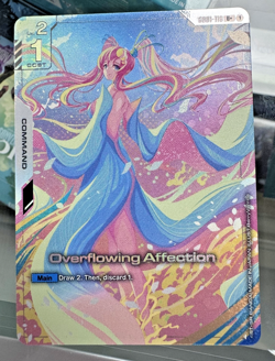 GUNDAM TCG CARD GAME OVERFLOWING AFFECTION GD01-118 U+ HOLO FOIL ENGLISH NEWTYPE - Image 1