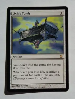 Magic MTG - Lich's Tomb - Darksteel - LP - Image 1