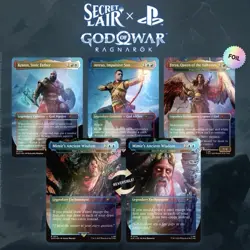 Secret Lair FOIL God of War Norse MtG New Factory Sealed 2025 Magic PS5 Kratos - Image 3