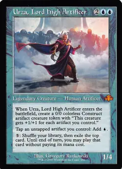 Urza, Lord High Artificer (Retro Frame) - 296 - Dominaria Remastered - NM - N... - Image 1