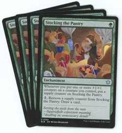 x4 Stocking the Pantry - 0194 - Bloomburrow MTG (BLB) - U - Regular - Image 1