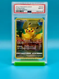 PSA 8 - 2023 Pokemon SWSH Crown Zenith Pikachu #GG30 - Image 1