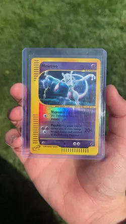 Pokemon Expedition Mewtwo Reverse Holo Card 20/165 LP Condition - Image 2
