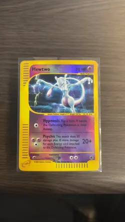Pokemon Expedition Mewtwo Reverse Holo Card 20/165 LP Condition - Image 4