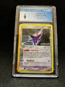 Pokemon ESPEON 4/113 (Reverse Holo Rare) Delta Species - CGC 9 - Image 1