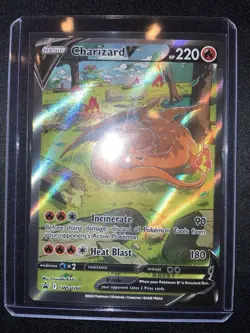 Charizard V SWSH260 Sword & Shield Full Art Black Star Promo Pokemon TCG NM - Image 1