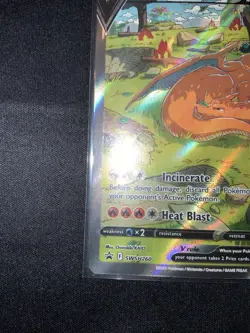 Charizard V SWSH260 Sword & Shield Full Art Black Star Promo Pokemon TCG NM - Image 4