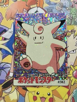 Pokemon Charizard Vintage Pocket Monsters Vending HOLO Prism Sticker 98 Nintendo - Image 3