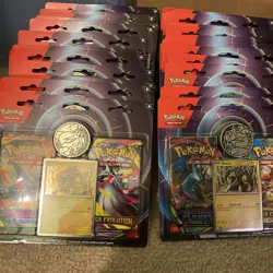 Pokemon TCG Two Pack Blister With Raikou Promo And Coin X 36 - Image 2