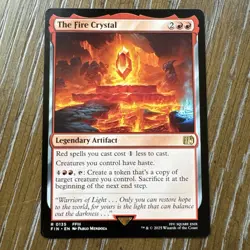 The Fire Crystal - Final Fantasy - Magic MTG NM - Image 1