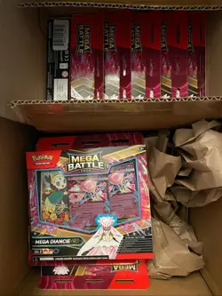 Pokemon TCG: Battle Deck Mega Diancie Ex PACK OF 12 BRAND NEW/SEALED *IN HAND* - Image 1
