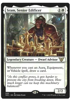 Magic The Gathering- Sram, Senior Edificer, Commander (NEC) #088 Rare NM - Image 1
