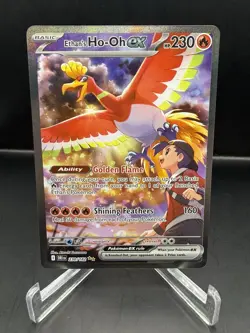 Pokemon Ethan's Ho-Oh EX 230/182 Destined Rivals Rare Holo - Image 1