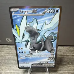 Pokemon Kyurem EX Ultra Rare Sv: Black Bolt Holo 157/086 230 HP Basic Dragon - Image 1