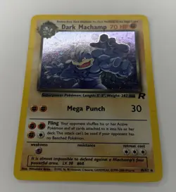 Dark Machamp Holo Rare – Team Rocket 10/82 Pokemon TCG – LP+ Condition - Image 2