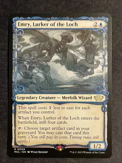 MTG Emry, Lurker of the Loch, NM-Mint, (MUL #0009) Regular - Image 1