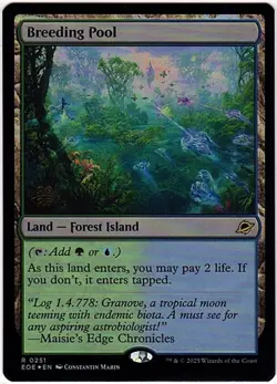 MTG Edge Of Eternities Breeding Pool PreRelease Foil (Rare) - Image 2