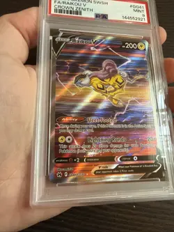 Raikou V GG41/GG70 Full Art 2023 Pokemon SWSH Crown Zenith PSA 9 Mint - Image 4