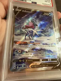 Suicune V GG38/GG70 Full Art 2023 Pokemon SWSH Crown Zenith PSA 8 NM-MT - Image 4