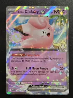 Pokemon Lillie's Clefairy EX 056/159 Journey Together Holo Double Rare - Image 1