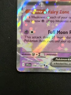 Pokemon Lillie's Clefairy EX 056/159 Journey Together Holo Double Rare - Image 5