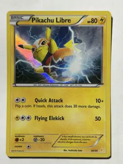 Pokemon Suicune 100 HP Basic Holo 30/30 XY Trainer Kit Pikachu Libre & Suicune - Image 1