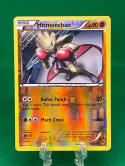 Pokemon TCG Hitmonchan Furious Fists 48/111 Reverse Holo English 2014 LP - Image 1