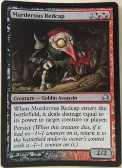 Murderous Redcap Foil X1 Shadowmoor Mtg Magic the Gathering - Image 1