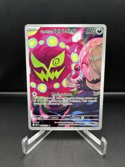 Pokemon Cynthia’s Spiritomb 244/217 Illustration Rare Holo ME Ascended Heroes NM - Image 1