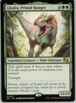 Ghalta, Primal Hunger (Anime) R Foundations Jumpstart 77 NM - Image 1