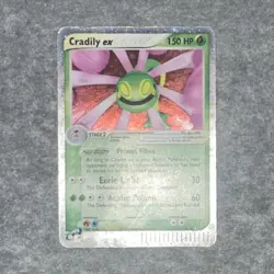 Cradily ex 95/92 Foil Pokemon TCG EX Legend Maker dmged - Image 1