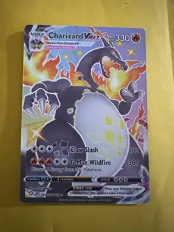 Pokemon Charizard VMAX SV107/SV122 Shining Fates: Shiny Vault Shiny Holo 330 HP - Image 1