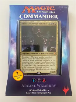 INALLA ARCHMAGE RITUALIST COMMANDER DECK SEALED MAGIC THE GATHERING WIZARDS - Image 1